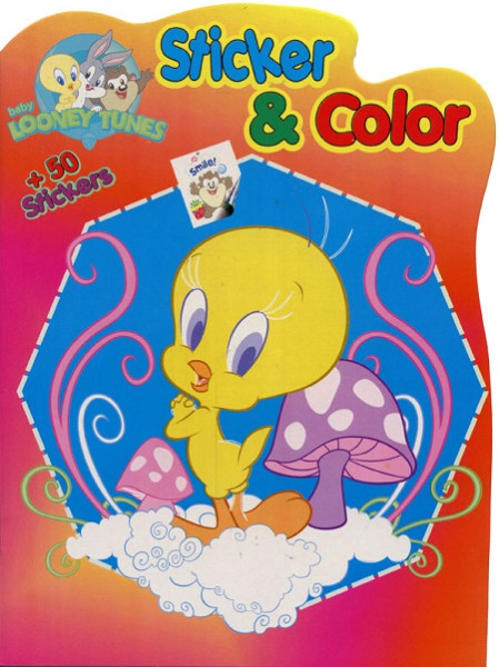Sticker & Color Buch Looney Tunes (ab 3 Jahre)