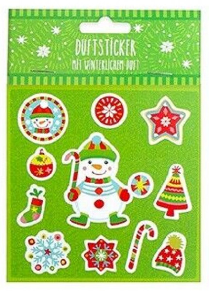 Trendhaus WONDERLAND Duftsticker 10x10 cm Motiv Schneemann