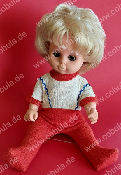 DDR Kult Puppe Mädchen Susi im Strampler ca. 40cm Vintage