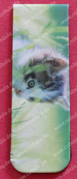 Magnetische Lesezeichen Motiv Katzes ca. 2 x 6cm