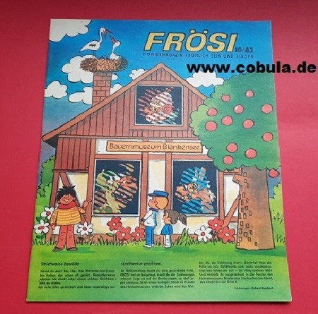 Frösi 10/83 DDR Pioniermagazin für Mädchen und Jungen