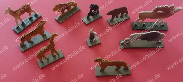 DDR Zootiere aus Holz Vintage Paket 2