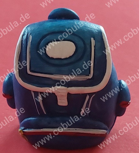Dekoration für den Einschulungstisch Rucksack Farbe blau 4cm