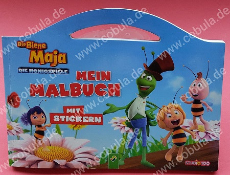 Biene Maja Mein Malbuch mit Stickern (ab 3 Jahre)