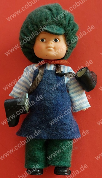 DDR Souvenir Berliner Schusterjunge mit Stiefel ca. 15cm Vintage