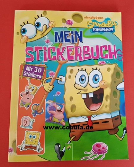 SpongeBob Schwammkopf Mein Stickerbuch (ab 4 Jahre)