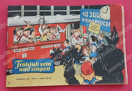 Fröhlich sein und singen Heft 11 Jahrgang 1958