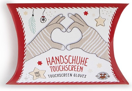 FILOU'S WISHES TOUCHSCREEN-HANDSCHUHE Verpackung Farbe Rot