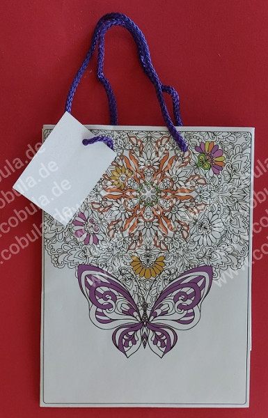 Geschenktasche zum bemahlen ca.17 x 22cm