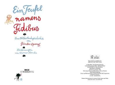 絵本・児童書 Gunter Spang / Ein Teufel namens Fidibus Amazon.co.jp