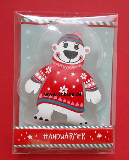 Hello Winter Handwärmer Eisbär