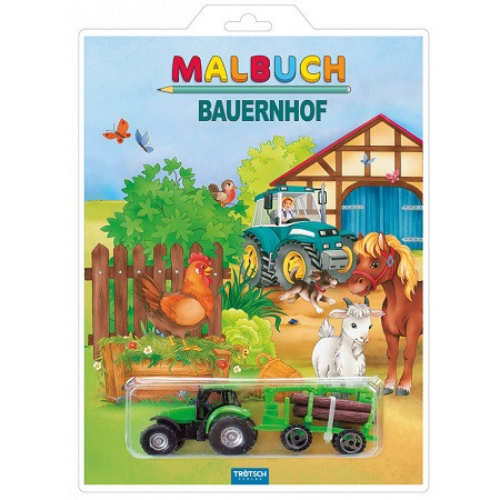 Trötsch Malbuch "Bauernhof" mit Traktor (ab 3 Jahre)