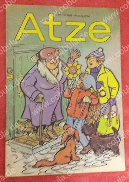 Atze Heft 12 / 1989 DDR Kinderzeitschrift