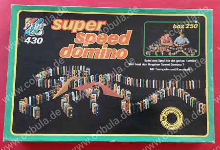 DDR Spiel Pebe 430 Super Speed Domino OVP Vintage