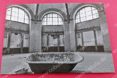 AK Postkarte Beelitz-Heilstätten Badewanne