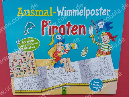 Wimmelmalbuch Piraten (ab 4 Jahre)