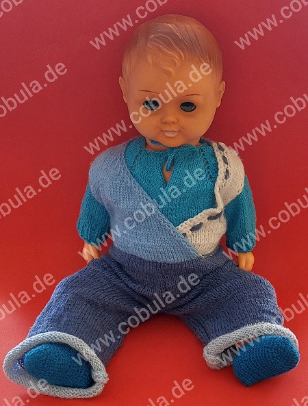 ﻿DDR Babypuppe mit Schlafaugen ca. 52cm groß Vintage