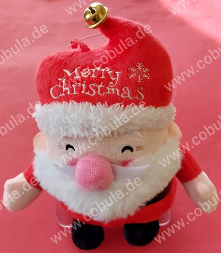 Plüsch Weihnachtsmann-Puppe ca. 16cm