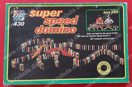 DDR Spiel Pebe 430 Super Speed Domino OVP Vintage