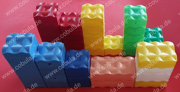 DDR Plastik Baby Bausteine Konvolut Vintage