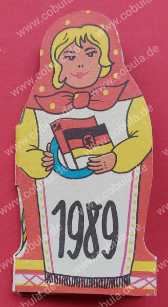 DDR Matroschka Kalender 1989