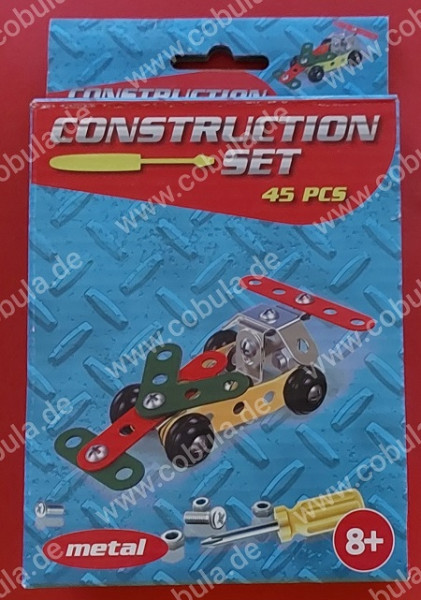 Construction Set Metall klein Motiv Rennwagen (ab 8 Jahre)