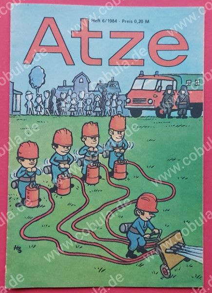 Atze Heft 6 / 1984 DDR Kinderzeitschrift