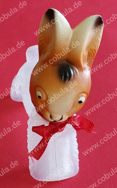 DDR Osterhase mit Schleife ca. 15cm Vintage