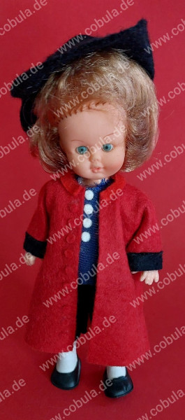 DDR Souvenir Halloren Trachtenpuppe aus Halle/Saale ca. 18cm Vintage