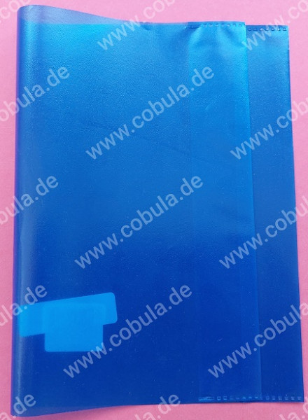 Heftumschlag transparent DIN A5 Farbe Blau