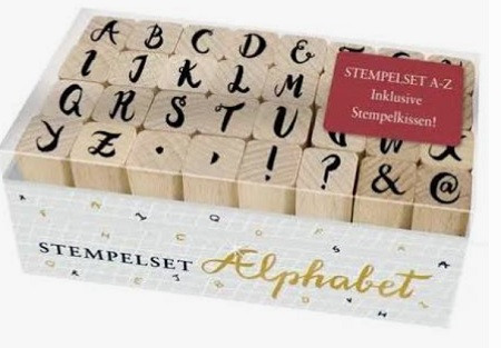Holzstempel-Set - Alphabet (ab 3 Jahre)