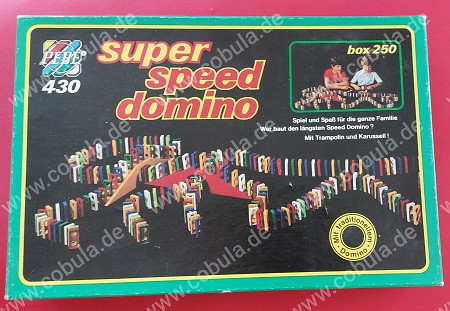 DDR Spiel Pebe 430 Super Speed Domino OVP Vintage