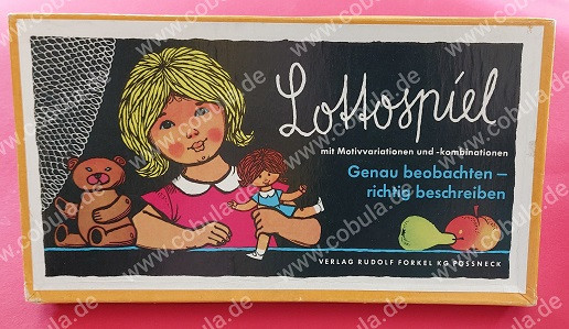 DDR Spiel Lottospiel mit Motivvariationen und -kombinationen OVP Vintage