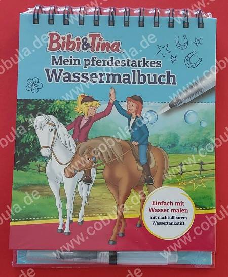 Bibi & Tina Mein pferdestarkes Wassermalbuch (ab 3 Jahre)