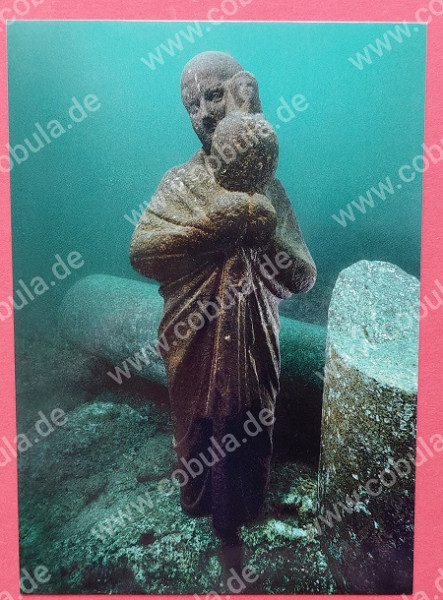 AK Postkarte Priester mit Osiris – Kanope